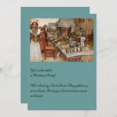 kerst Eve Julaftonen Kaart (Voorkant / Achterkant)