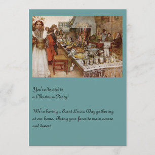 kerst Eve Julaftonen Kaart