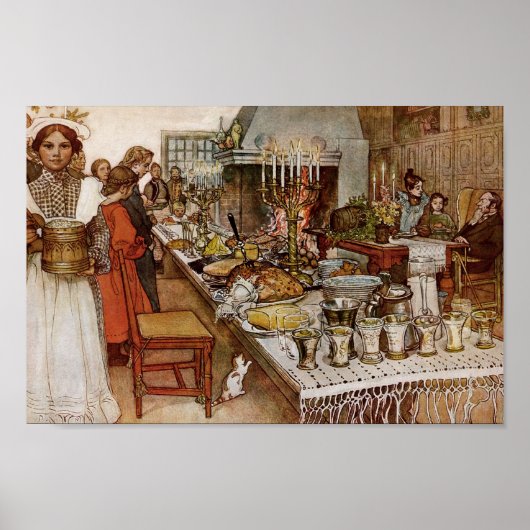 kerst Eve Julaftonen Poster (Voorkant)