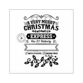 Kerst Express Rubberstempel (Afrduk)