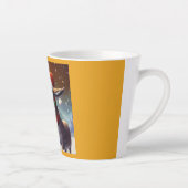 Kerst Ezel 1 Latte Mok (Rechts)