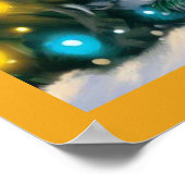 Kerst Ezel 1 Poster (Hoek)