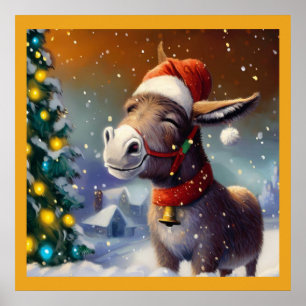 Kerst Ezel 1 Poster