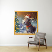 Kerst Ezel 1 Wandkleed (In situ)