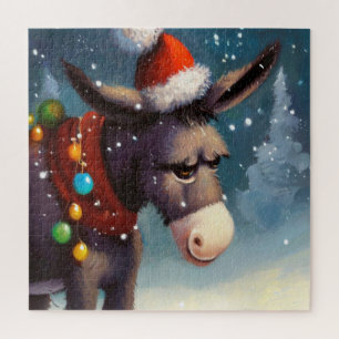 Kerst Ezel (2) Legpuzzel