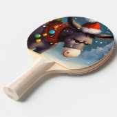 Kerst Ezel (2) Tafeltennisbatje (Voorkant Gekanteld)