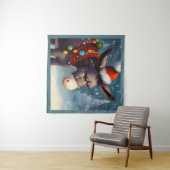 Kerst Ezel 2 Wandkleed (In Situ (horizontaal))