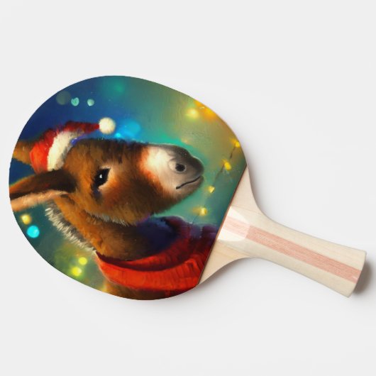 Kerst Ezel (3) Tafeltennisbatje (Zijkant)