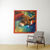 Kerst Ezel 3 Wandkleed (In Situ (horizontaal))