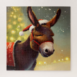 Kerst Ezel (4) Legpuzzel