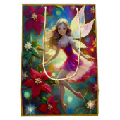 Kerst Fairy Collectie - Ash Blond Haar Medium Cadeauzakje (Achterkant)