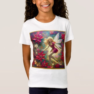 Kerst Fairy Collectie - Bord Goud Blond Haar T-shirt