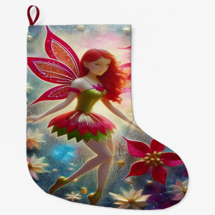 Kerst Fairy Collectie - Rood haar Grote Kerstsok