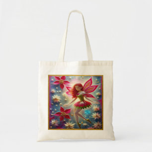 Kerst Fairy Collectie - Rood haar Tote Bag