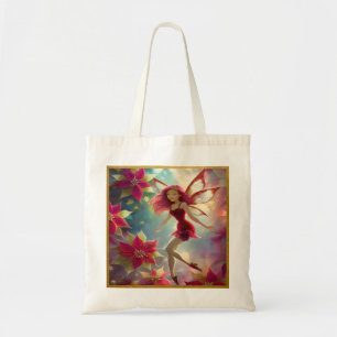 Kerst Fairy Collectie - Roos Rood Haar Tote Bag