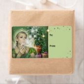 Kerst Fairy Gift Label (Insitu)