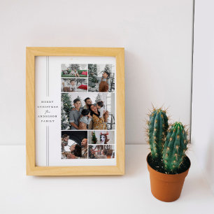 Kerst familie foto Poster en print