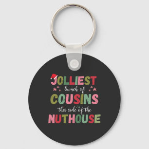Kerst Familie Neef Oma Reünie Matching Sleutelhanger
