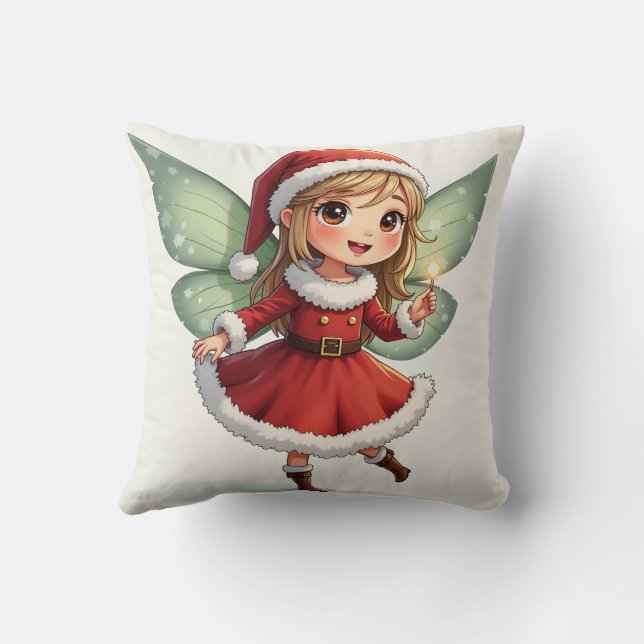 Kerst fee kussen kussen (Achterkant)