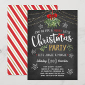 Kerst Feest Evenement Vrienden Uitnodiging (Voorkant / Achterkant)