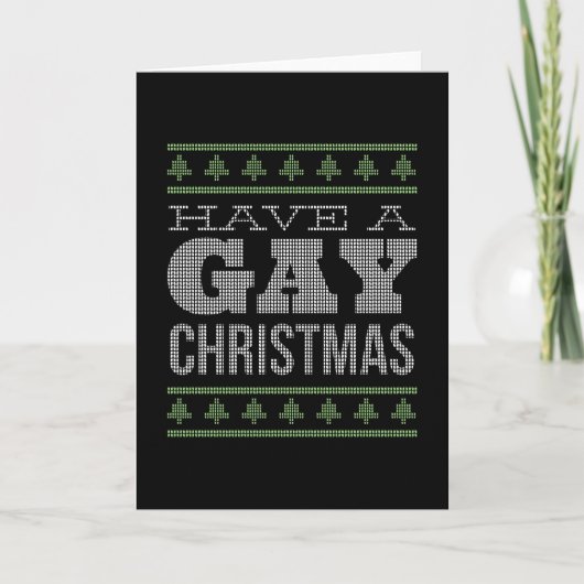 KERST FEEST VOOR HOMOS KAART (Voorkant)