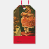 kerst, feestdag cadeaulabel (Achterkant)