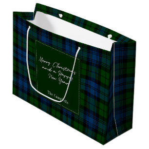 Kerst Feestdagen Campbell Militaire Tartan Groot Cadeauzakje