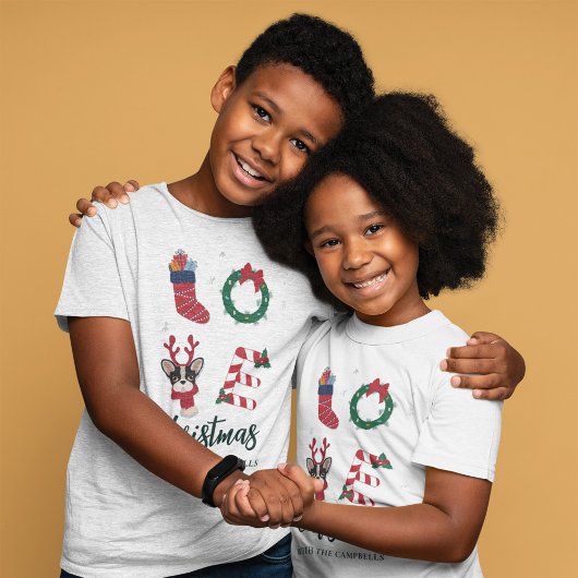 Kerst Feestdagen Familie Matching Custom T-shirt