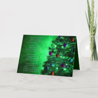 kerst feestdagen kaart