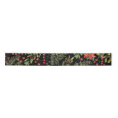 Kerst Feestdagen Pine Red Berries Botanisch Lint (Voorkant)