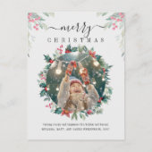 Kerst Feestdagen Rode bessen Foto (Voorkant)