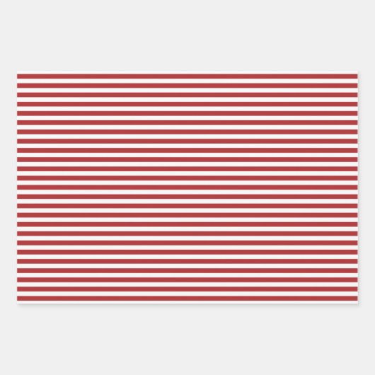Kerst Feestdagen rood en wit vrolijk en helder Inpakpapier Vel (Voorkant 3)