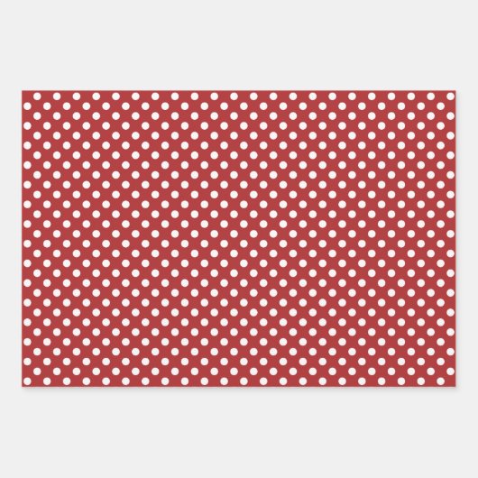 Kerst Feestdagen rood en wit vrolijk en helder Inpakpapier Vel (Voorkant 2)