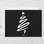 Kerst feestdagen Script Familie Fotocollage Feestdagenkaart (Achterkant)