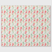 Kerst feestelijke kousen cadeaupapier (Vlak)