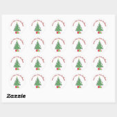 Kerst Fibro-Tree Stickers (Vel)