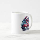 Kerst Flamingo Koffiemok (Voorkant rechts)