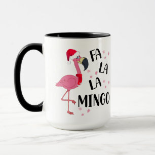 Kerst Flamingo Mok