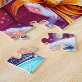 Kerst Flamingo Puzzel (Zijkant)