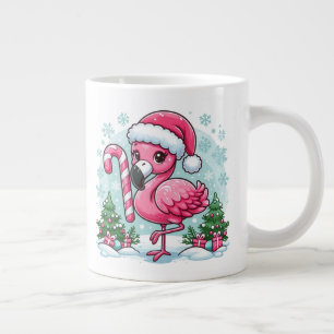 Kerst Flamingo Sublimatie Clipart Extra Grote Beker