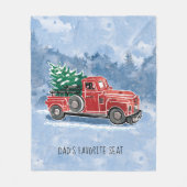 kerst fleece deken (Voorkant)