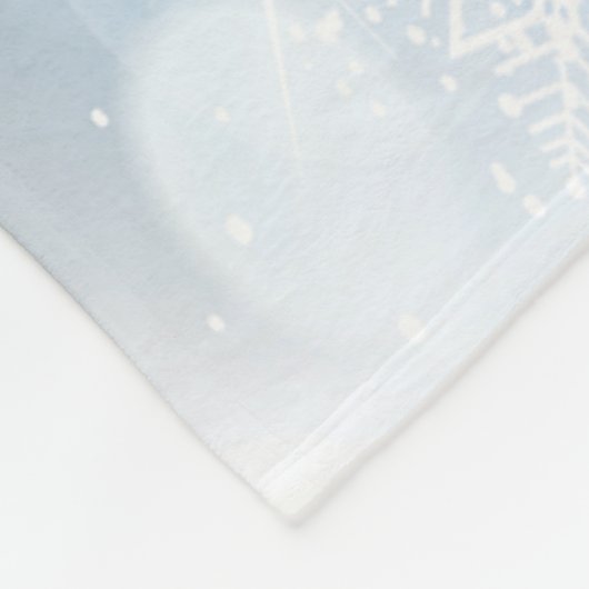 Kerst Fleece Gooi Ornamenten Winter Sneeuwvlok (Hoek)