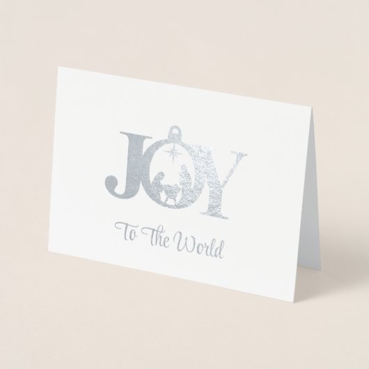 Kerst Folie Kaart (Voorkant)