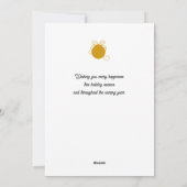 Kerst Foto Collage Boom Ornament Goud Feestdagenkaart (Achterkant)