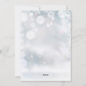 Kerst Foto Collage Schattig Baby Het Is Koud Buite Feestdagenkaart (Achterkant)