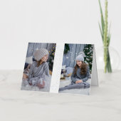 Kerst foto prettige feestdagen (Voorkant)