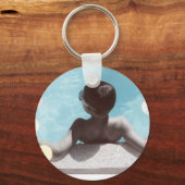 Kerst foto Sleutelhanger (Achterkant)