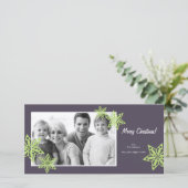 Kerst fotokaart - Kerstkaart 4x8 (Staand voorkant)