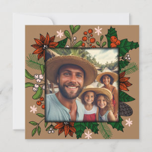 Kerst fotolijst kerstkaart