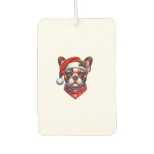 Kerst Franse Bulldog Santa Hat Frenchie Ugly C Luchtverfrisser
